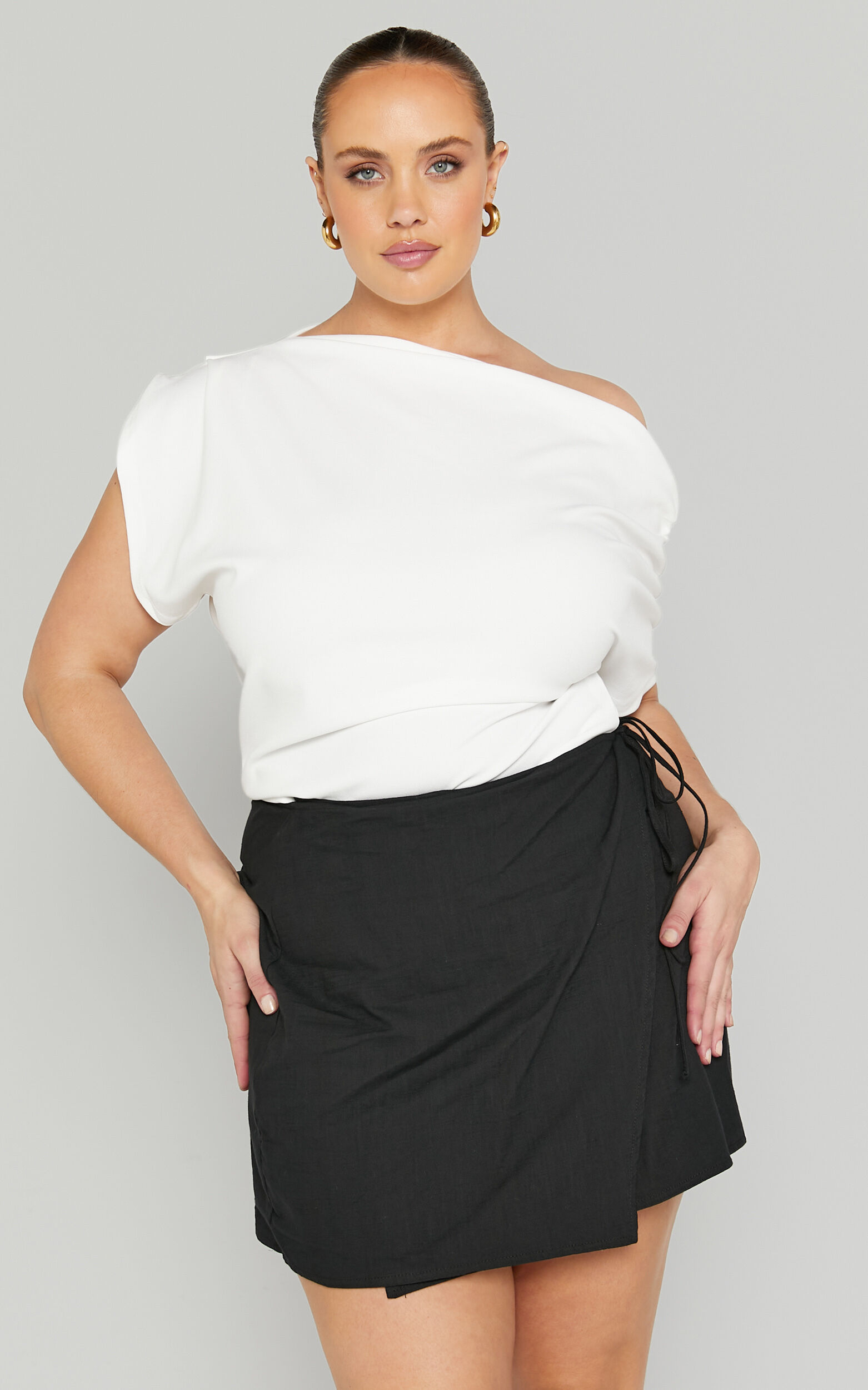 Chevy Mini Skirt - Wrap Skirt in Black 10 Chevy Mini Skirt - Wrap Skirt in Black