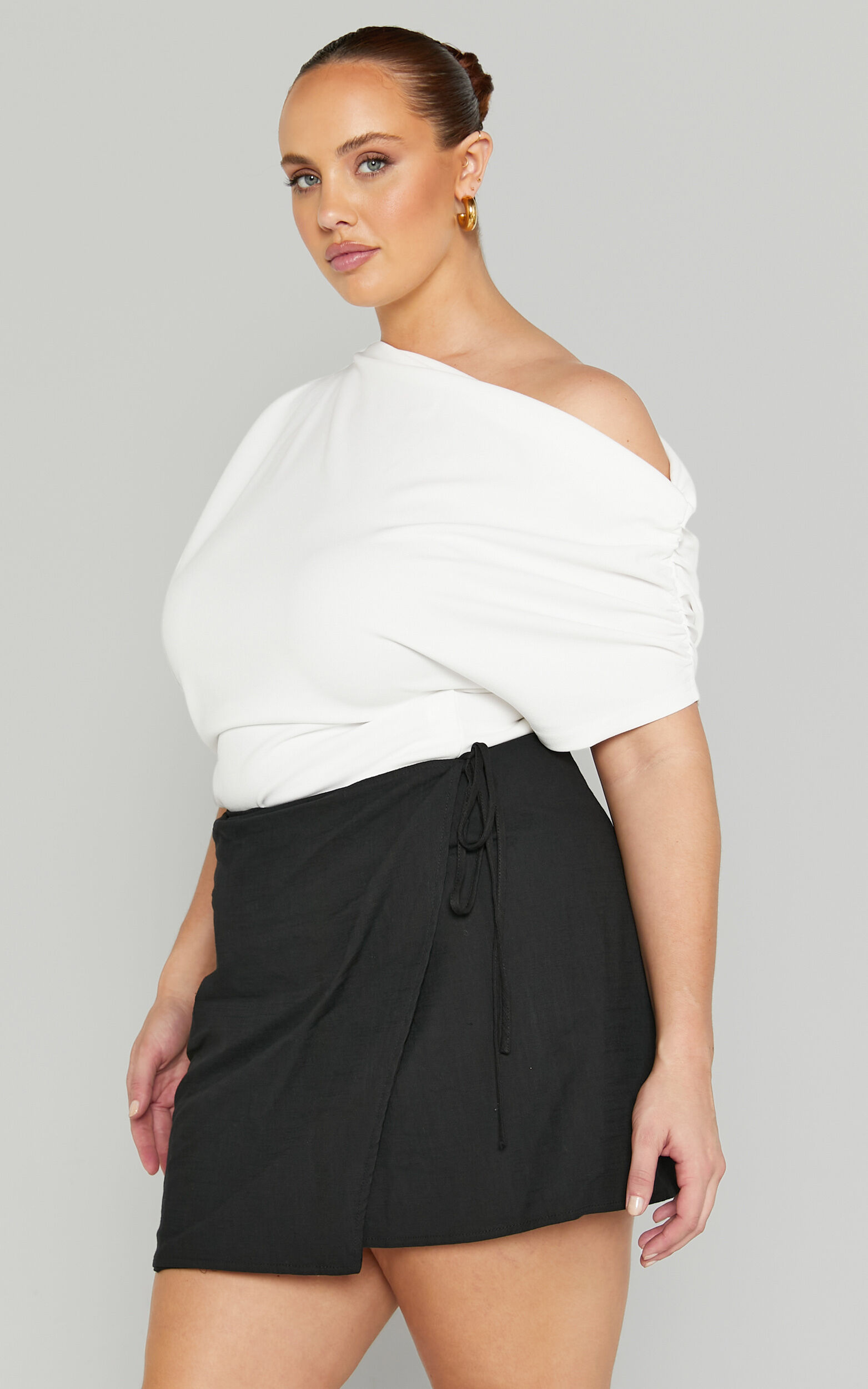 Chevy Mini Skirt - Wrap Skirt in Black 12 Chevy Mini Skirt - Wrap Skirt in Black