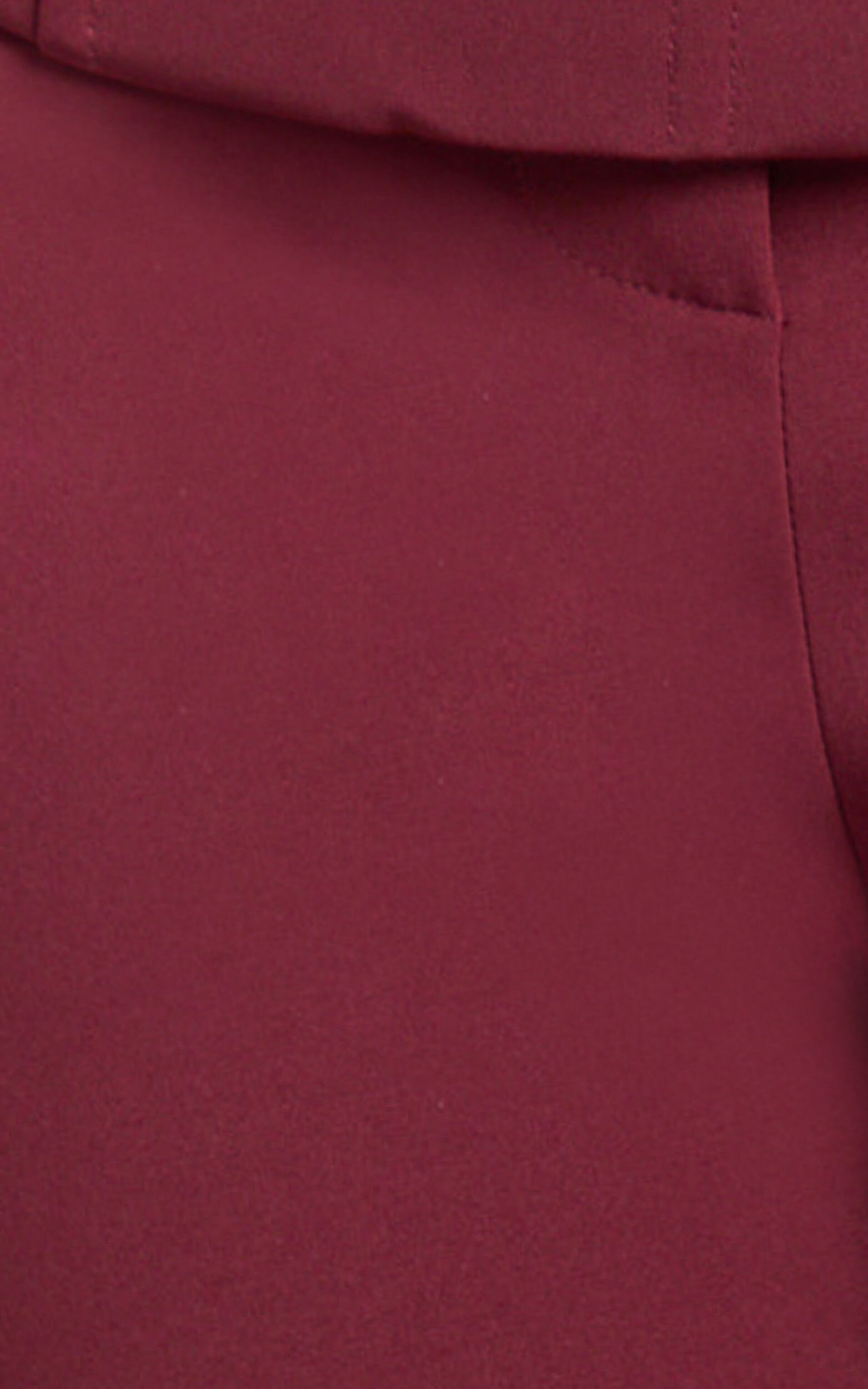 Irene Pants - Mid Rise Split Hem Bootleg Pants in Wine 14 Irene Pants - Mid Rise Split Hem Bootleg Pants in Wine