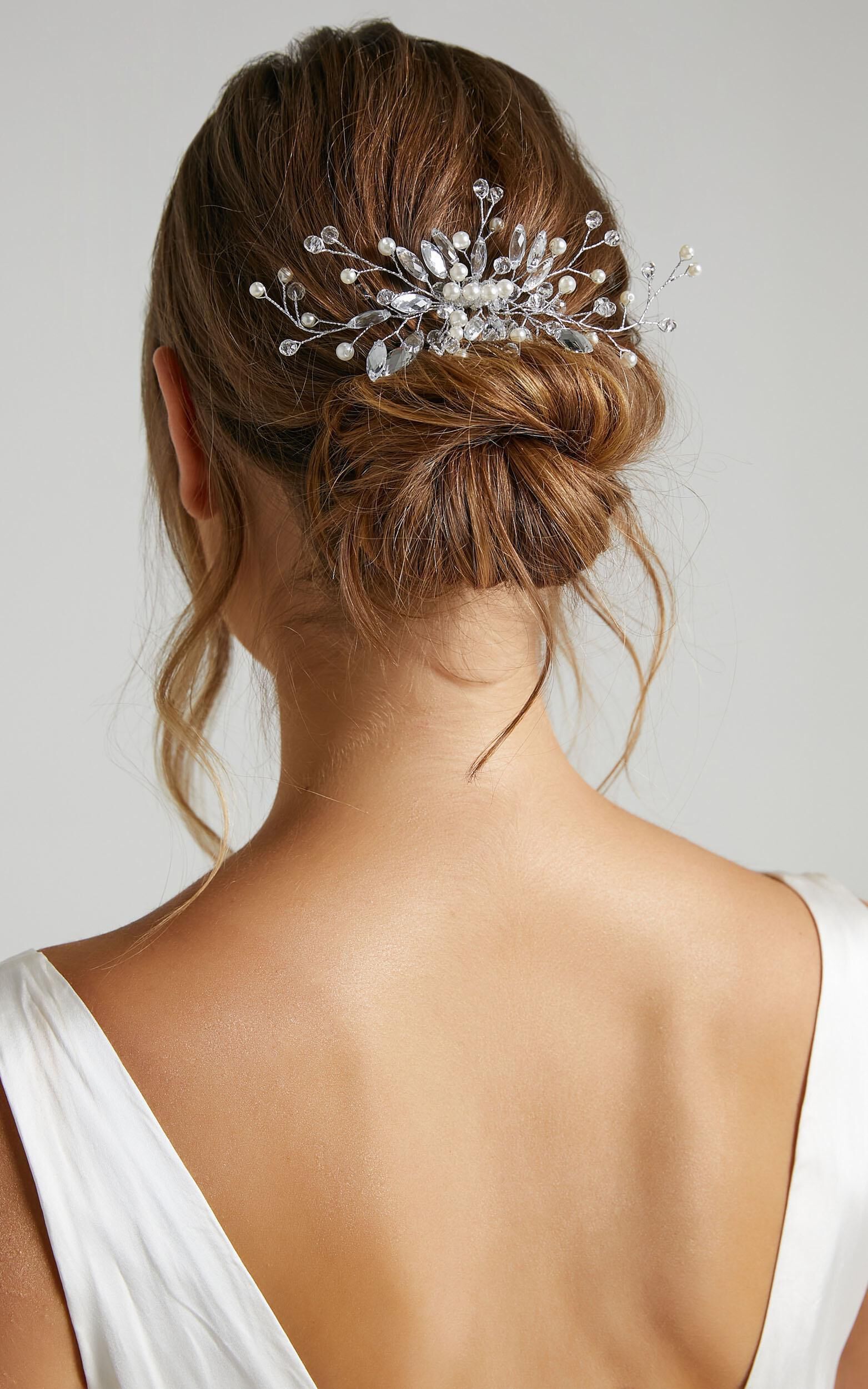 Dreamlover Hair Piece in Silver 1 Dreamlover Hair Piece in Silver