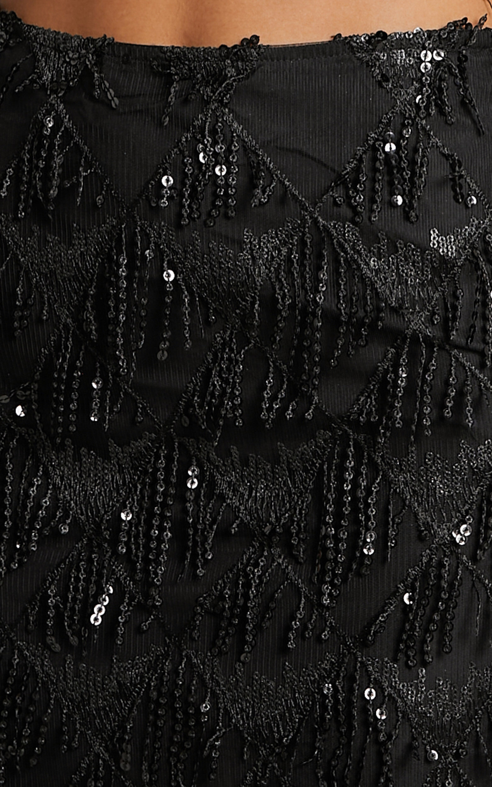 Khrizza Mini Skirt - Sequin Diamond Mesh Skirt in Black 16 Khrizza Mini Skirt - Sequin Diamond Mesh Skirt in Black