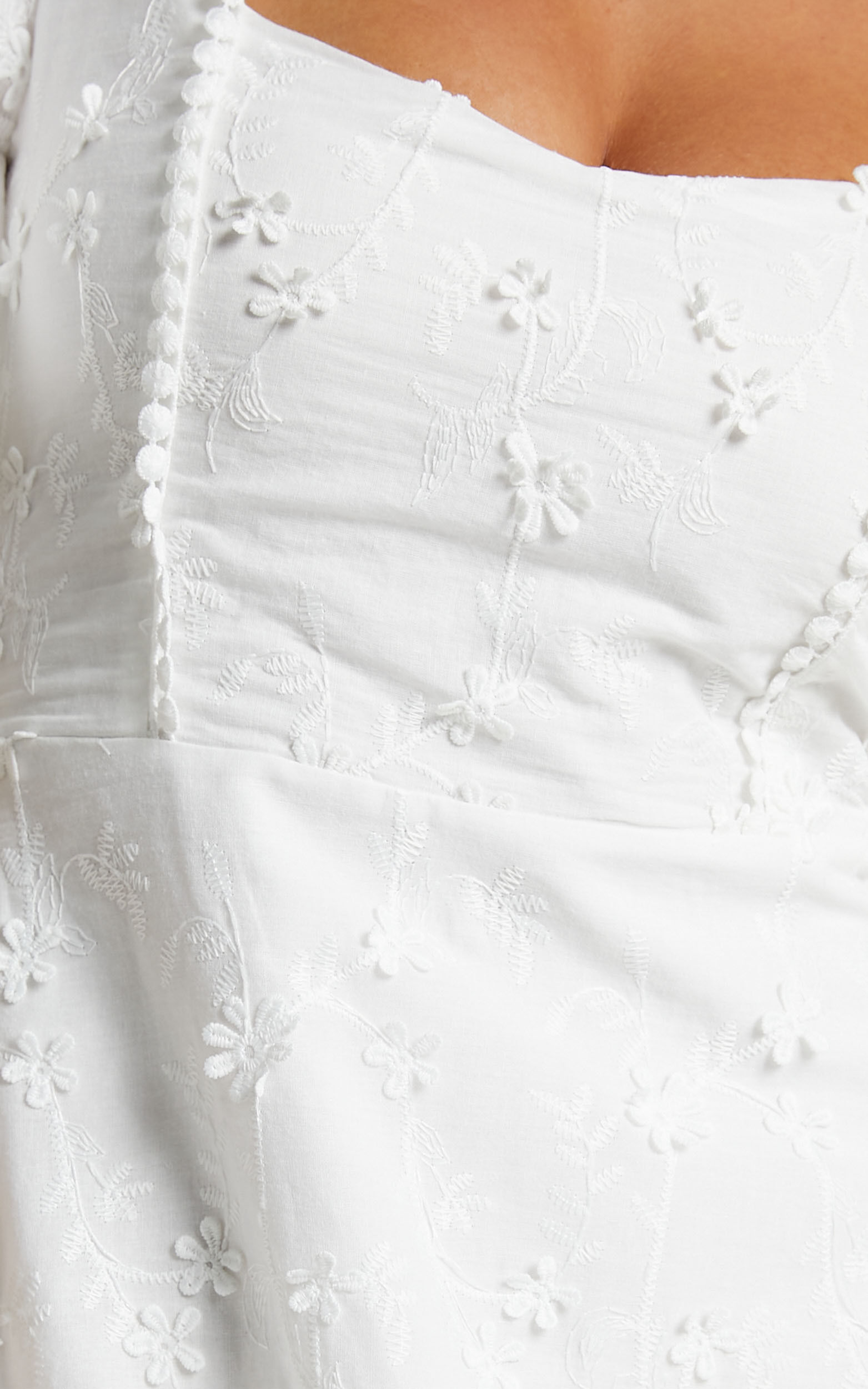 Fancy A Spritz Mini Dress In White Embroidery 16 Fancy A Spritz Mini Dress In White Embroidery