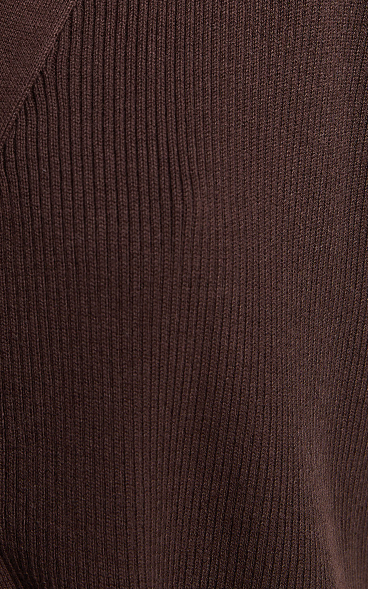 Sasha Top - Knitted Button Through V Neck Sleeveless Top in Chocolate 14 Sasha Top - Knitted Button Through V Neck Sleeveless Top in Chocolate